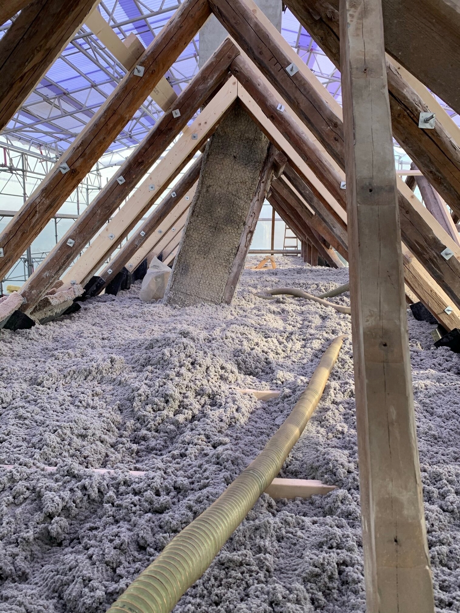 renovering tag under stillads